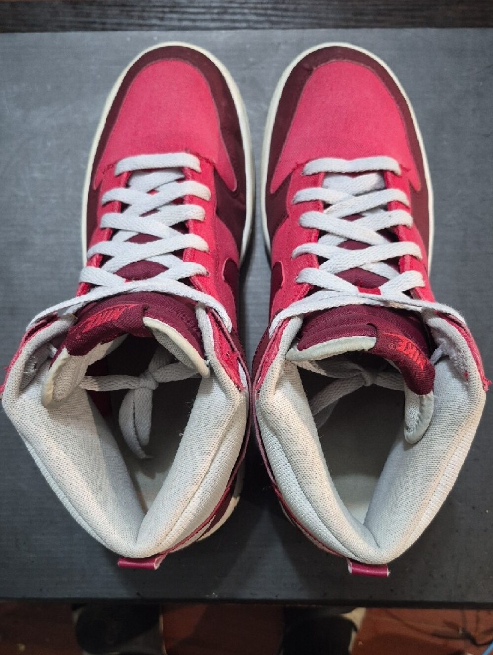 Nike Dunk High Rare 'Hyper Red' (2012) M10/W11.5 EUC - Picture 6 of 10